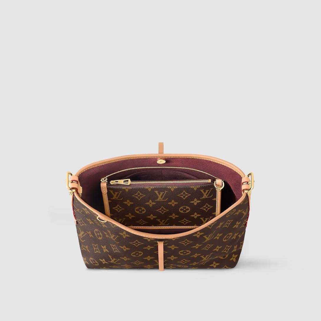 Túi Louis Vuitton Carryall Pm Monogram Nữ Nâu